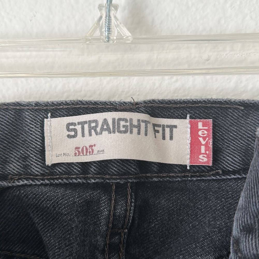 30X30 Levi’s 505 Vintage Black Wide leg jeans - Picture 4 of 4